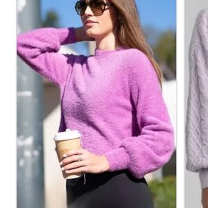 NEW Southern Shirt Co. Mulberry Fuzzy Sweater (Small)